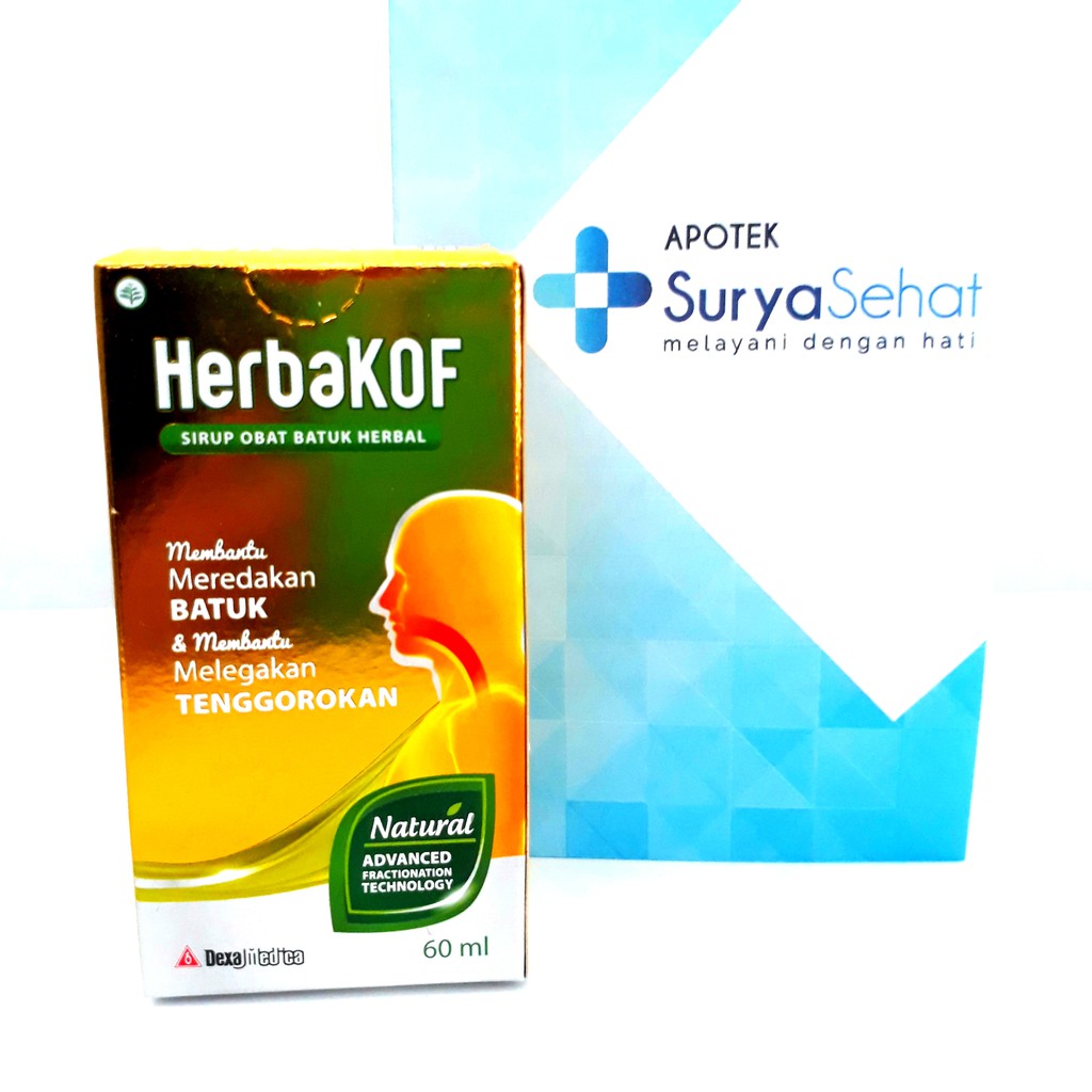 HERBAKOF Sirup 60 ml - Obat Batuk herbal - Dexa medica