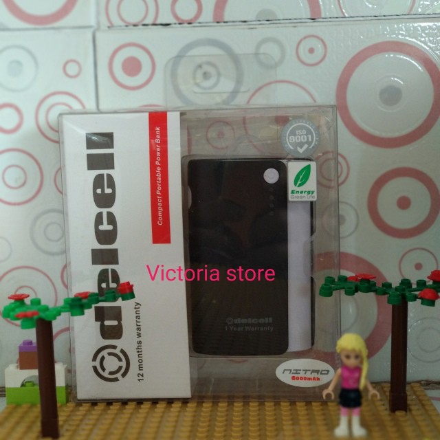 Delcell power bank 6000 MhA