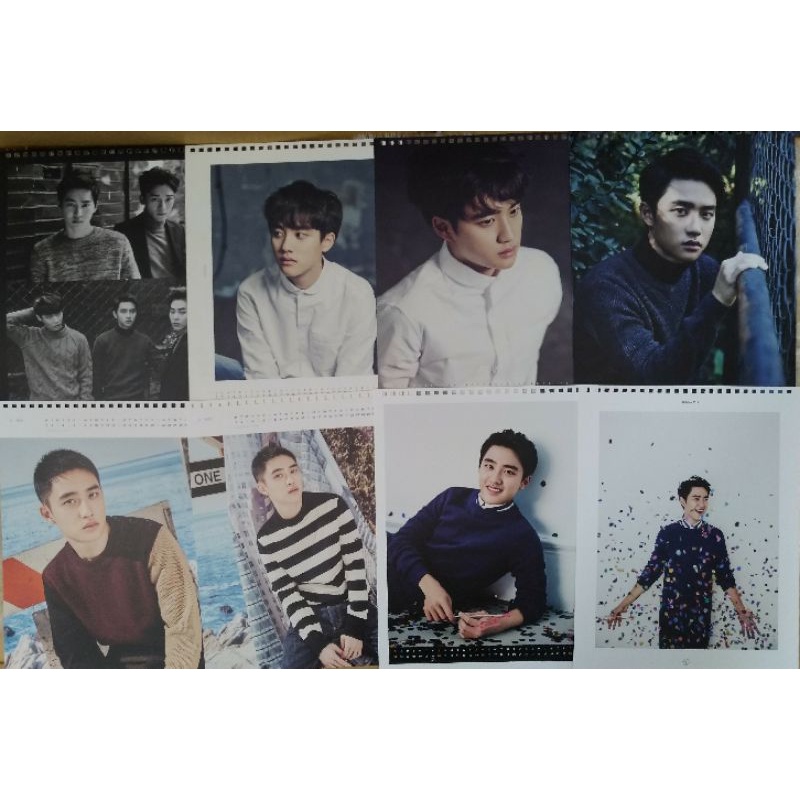 [ALL] EXO D.O. KYUNGSOO A4 CALENDAR SEASON GREETINGS SG 2015 2016 2017 MERCH GOODS PHOTO