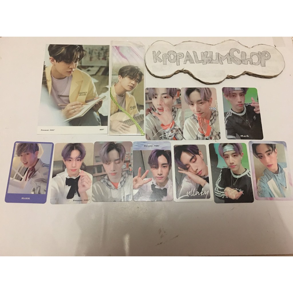 OFFICIAL PHOTOCARD GOT7 Present : You Lullaby MARK SET / MARK TUAN GOT7 PHOTOCARD / GOT7 PHOTOCARD