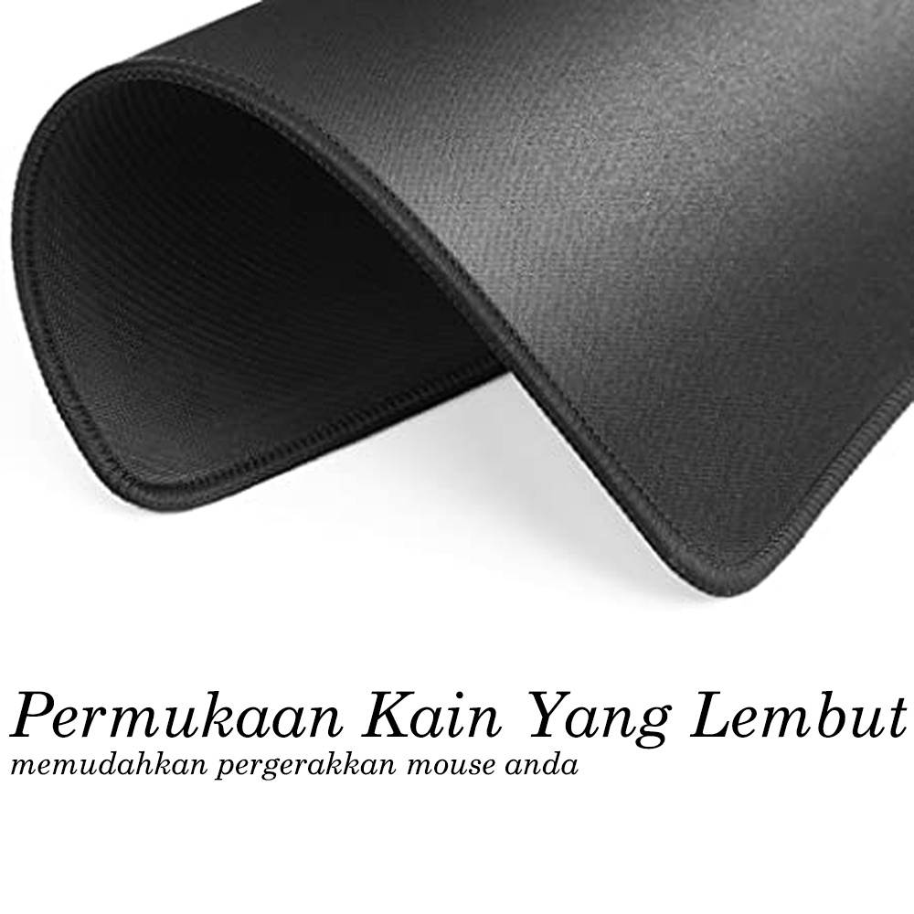 MOUSE PAD HITAM POLOS Alas Mouse Tatakan Mouse Antislip MousePad