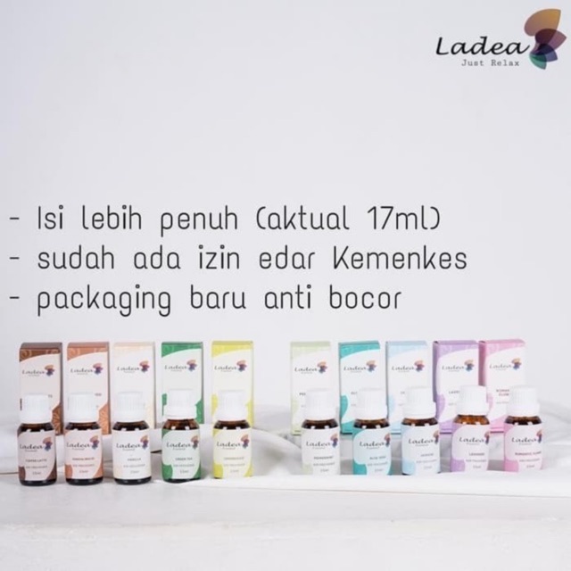 LADEA AROMA TERAPI | AROMATHERAPY | ESSENTIAL OIL | PENGHARUM RUANGAN | REFILL / ISI ULANG HUMIDIFIER