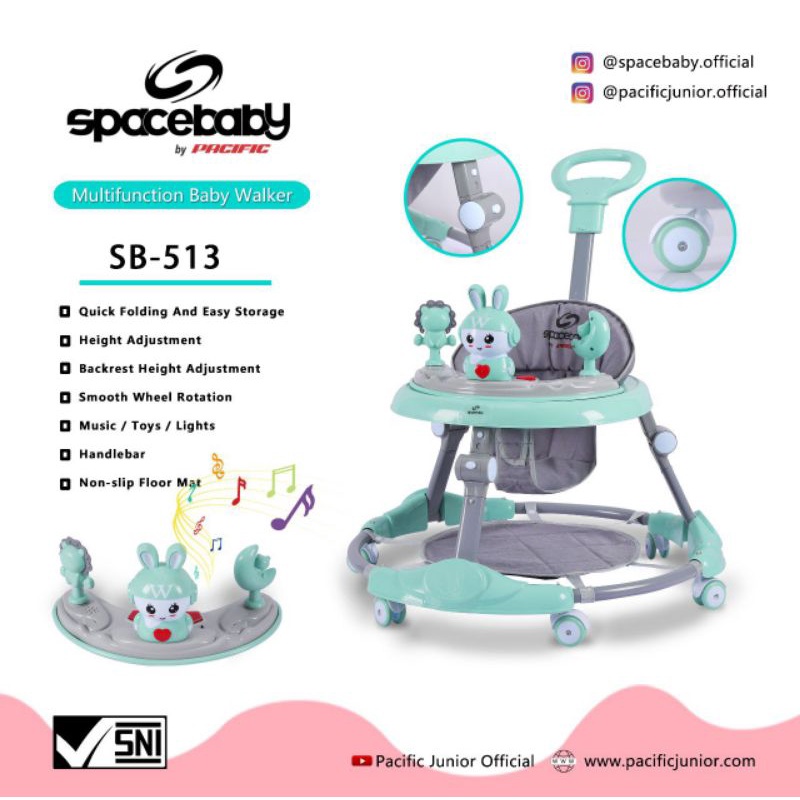 READY Baby Walker Space Baby Sb513/SPACEBABY