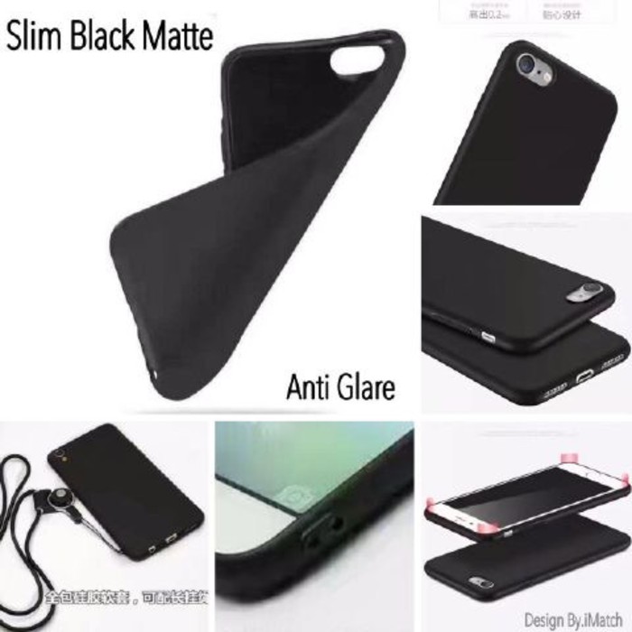 Softcase Oppo A37 A83 A71 A57 A39 F1S A59 Neo 7 Silikon Case Slim Matte Black Hitam