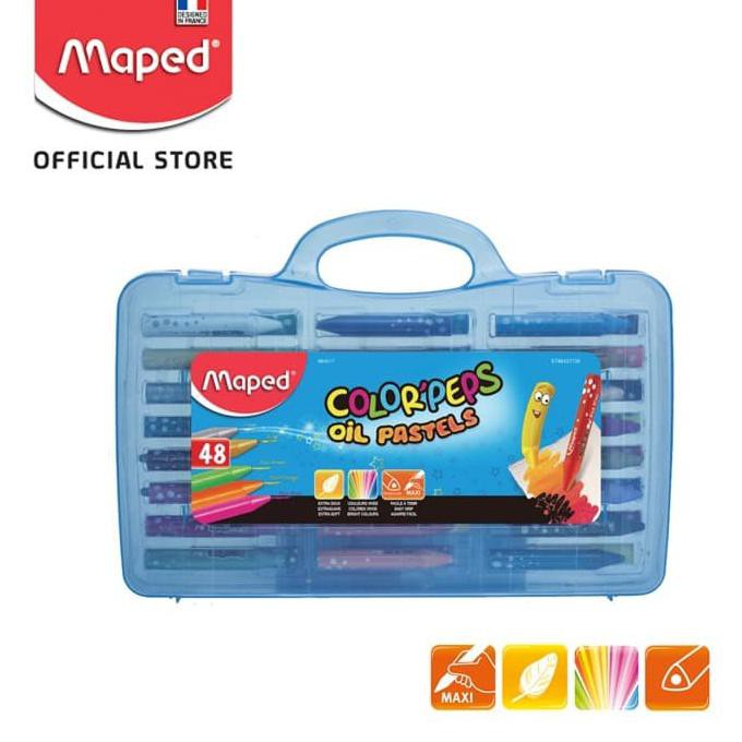

Promo! Maped Oil Pastel 48 Warna Kemasan Plastic Box Termurah