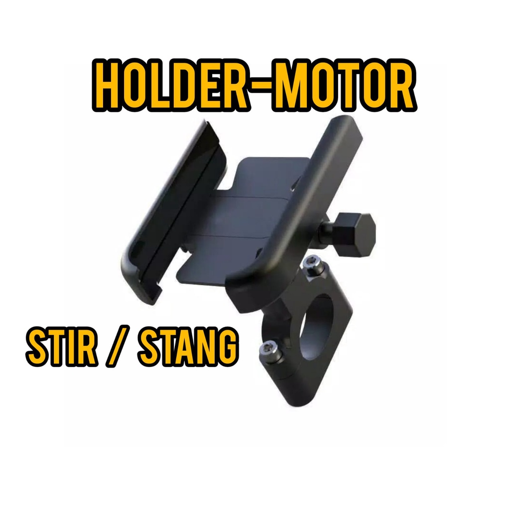 Holder Buat Motor Pasang di Stang I Phone Holder Motor Matic dan Gigi I Holder Sepeda Motor I Ojek Online I Motor Sport Bebek Matic