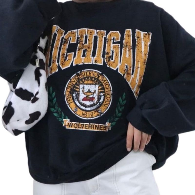 MICHIGAN UNIVERSITY SWEATER CREWNECK