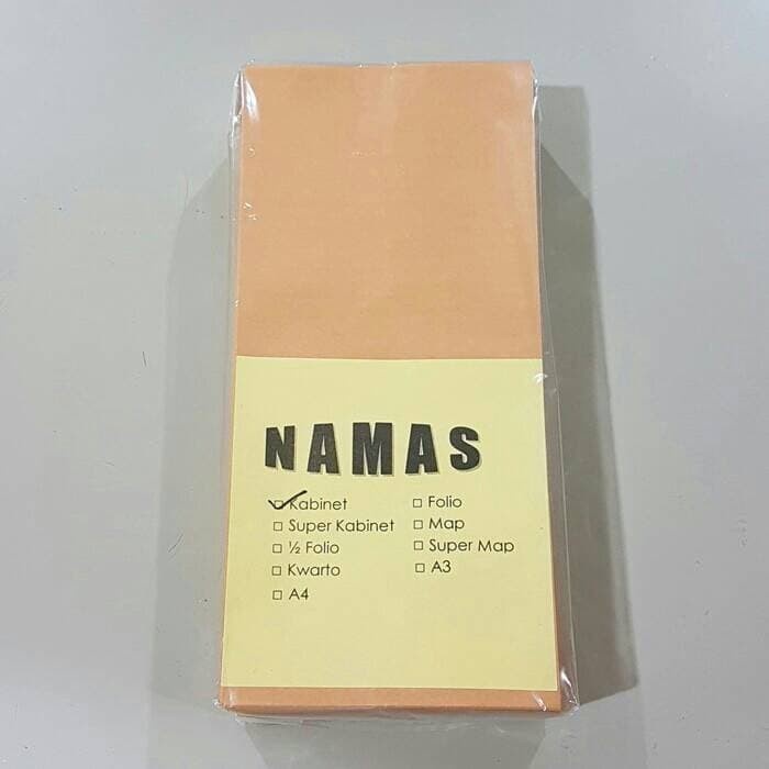 

Terbatas Amplop Coklat Super Kabinet Polos Namas / Tricom Hot Sale