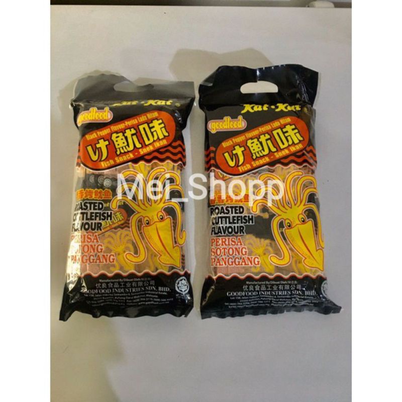 SOTONG KERING RASA SOTONG PANGGANG LADA HITAM ROASTED CUTTLE FISH BLACK PEPPER 30 PCS