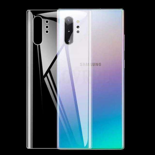 Hydrogel anti gores BELAKANG Samsung Note 10 PLUS S10 S10 PLUS 20 ULTRA S8 S9 S21 S21+ S22 S23 ultra S22 S23 plus Back screen guard