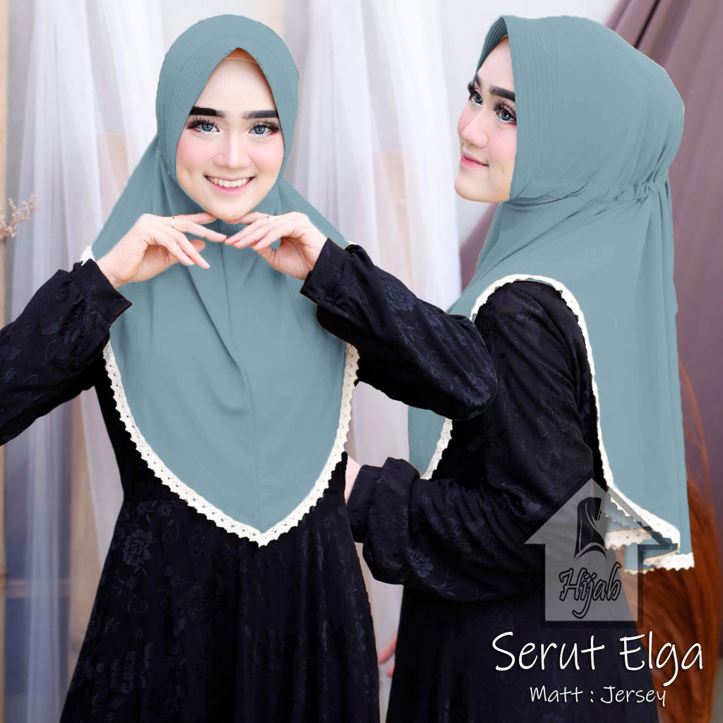 JILBAB INSTAN JERSEY TERBARU HIJAB BERGO SERUT ELGA KERUDUNG INSTAN BERGO TERMURAH RUMAH HIJA'B-Biru Wardah