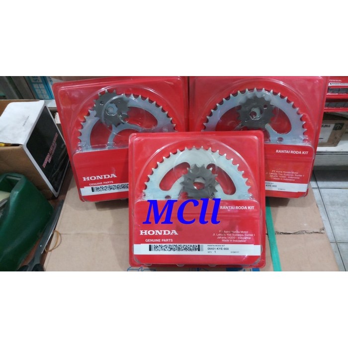 GEAR SET MEGAPRO NEW MONOSHOCK ORI AHM 06401-KYE-900