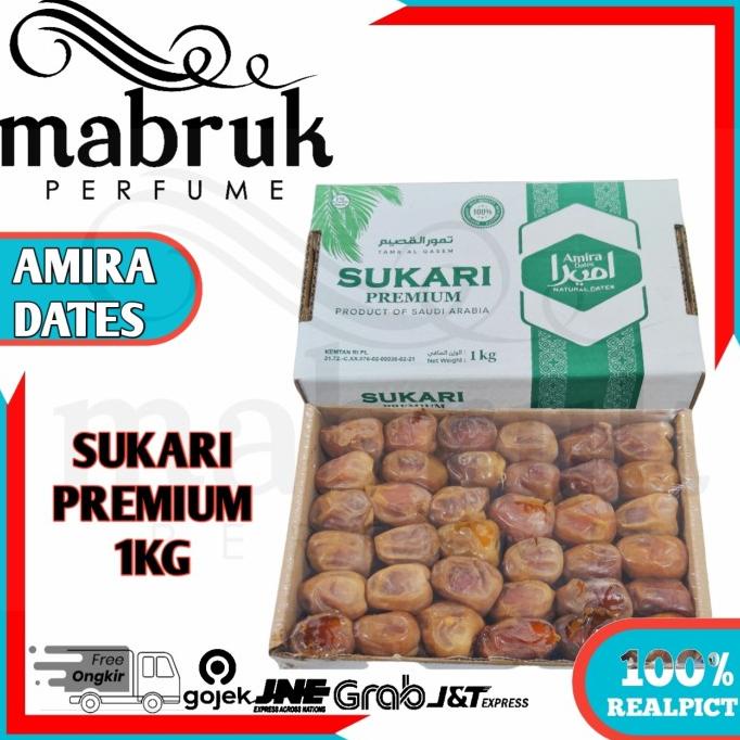 

populer] Kurma Sukari Premium Amira 1kg Korma Sukkari Arab Saudi 1 KG Dates