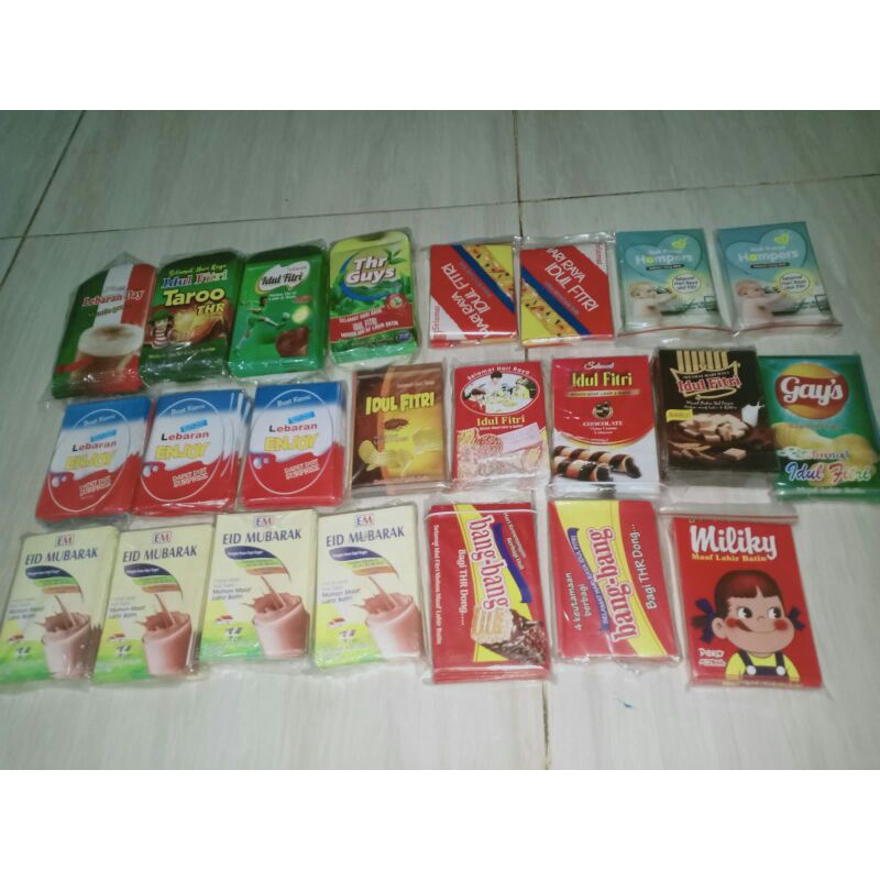 

Amplop Lebaran kekinian karakter 1 pack isi 40pcs