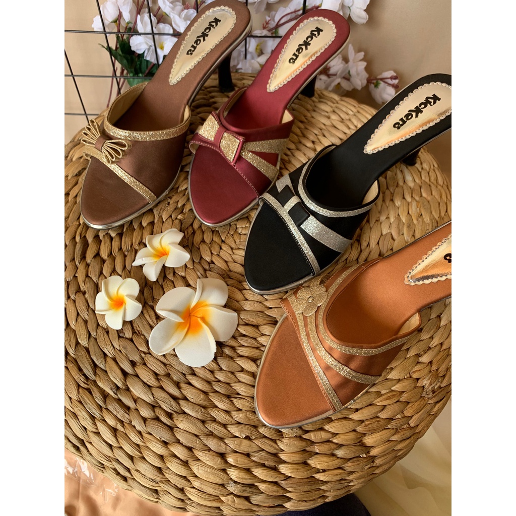 (HARGA PROMO=PACKING TANPA KARDUS) SANDAL HIGHHEELS NISSA 1 CEWEK RESEPSI HAK TINGGI 5CM  PEREMPUAN HEELS KERJA PESTA IBU  FEMINIM PESTA TERLARIS TERMURAH  WANITA GLITER LANCIP TERMURAH TERLARIS