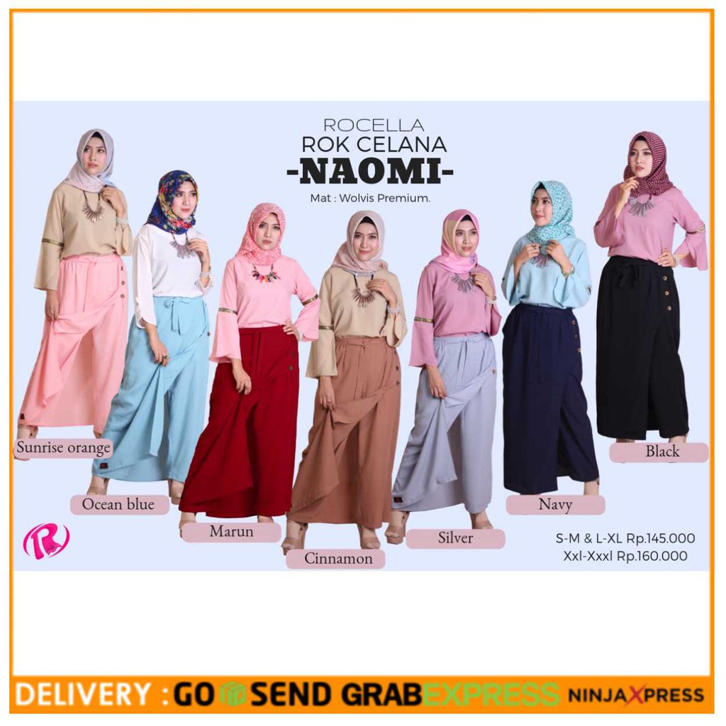 Rocella Rok Celana Naomi / Rocella Naomi / Rok Celana Naomi / Rocella / Rok Celana Muslimah