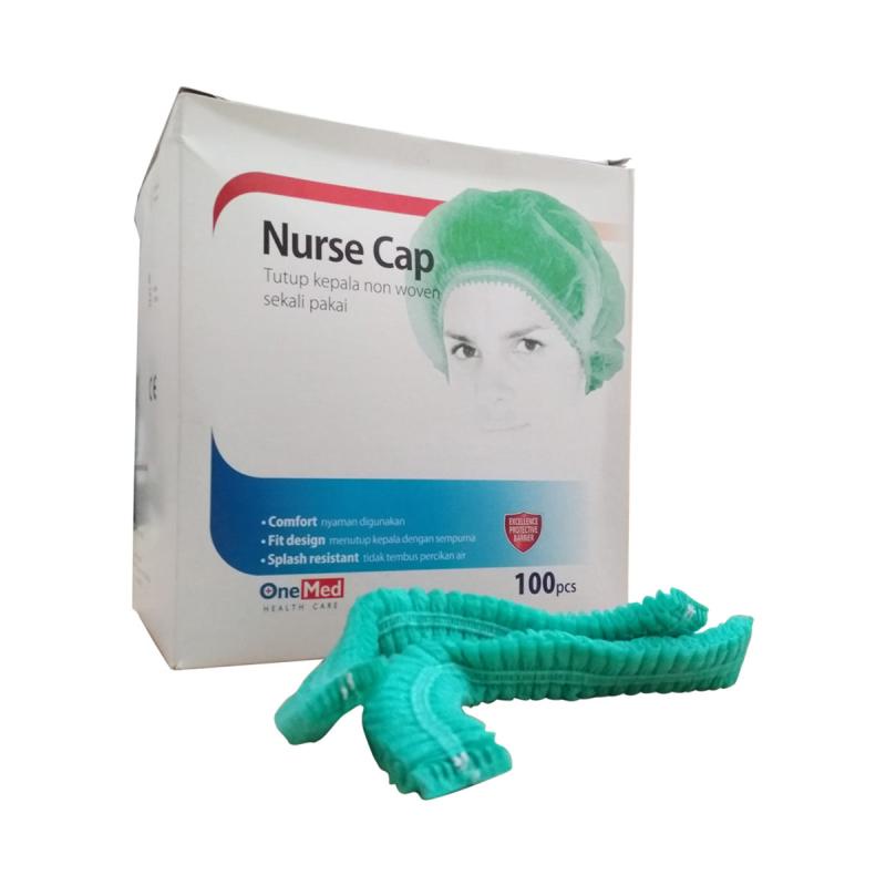 Jual Nurse Cap/Penutup Kepala Non Woven/Topi Perawat-Petugas Medis ...