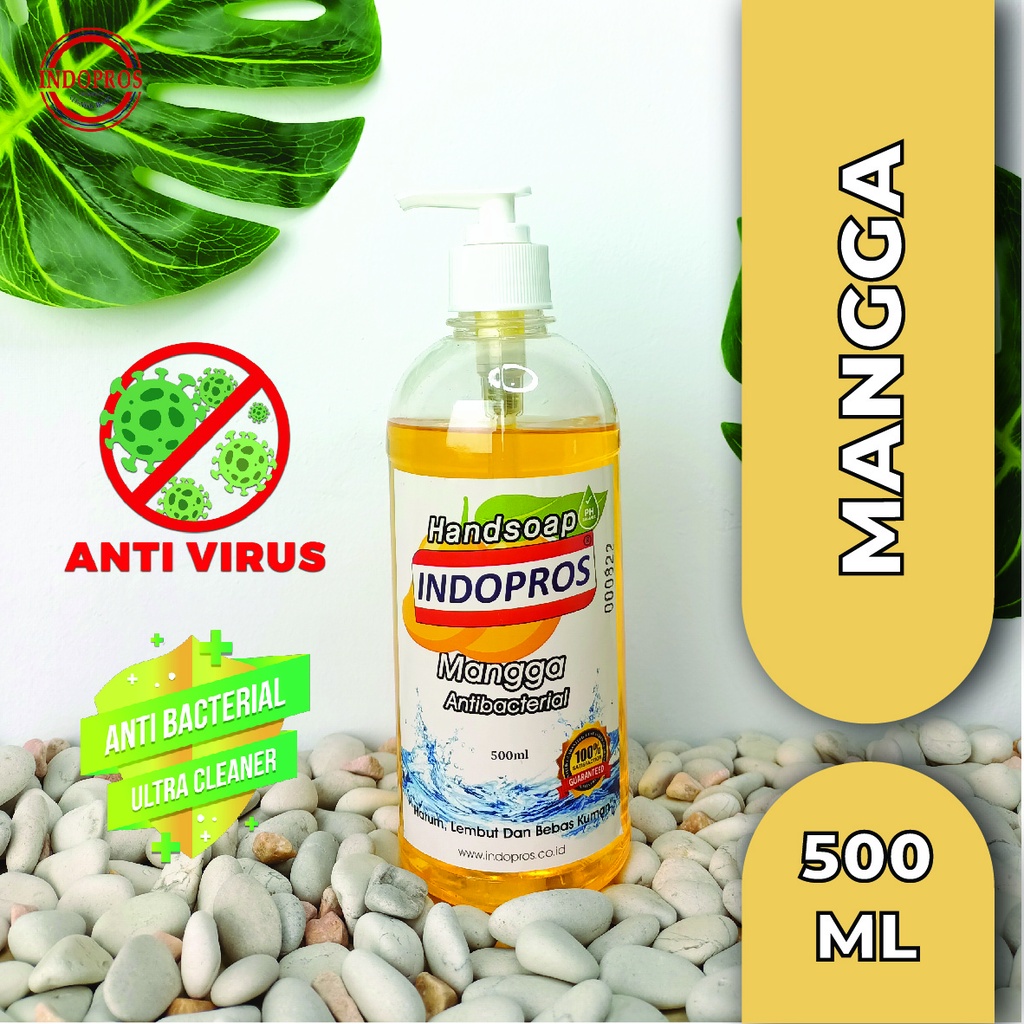 [INDOPROS] I-HANDSOAP - Sabun Cuci Tangan Anti Virus &amp; Anti Bakteri INDOPROS - 500ML - MANGGA