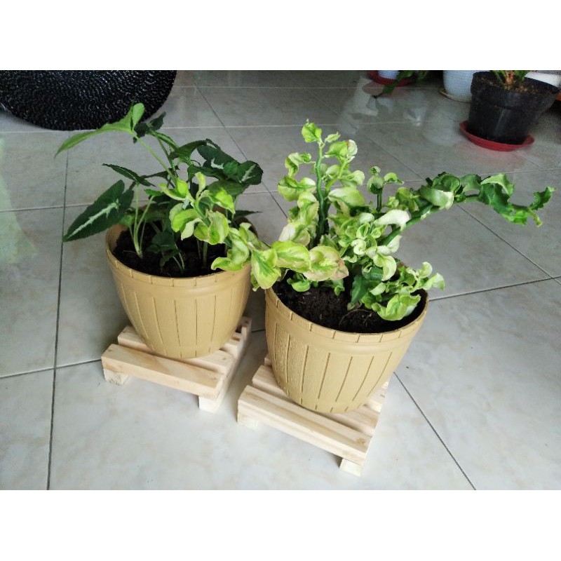 AMBALAN POT / TATAKAN POT KAYU / TATAKAN POT JATI BELANDA