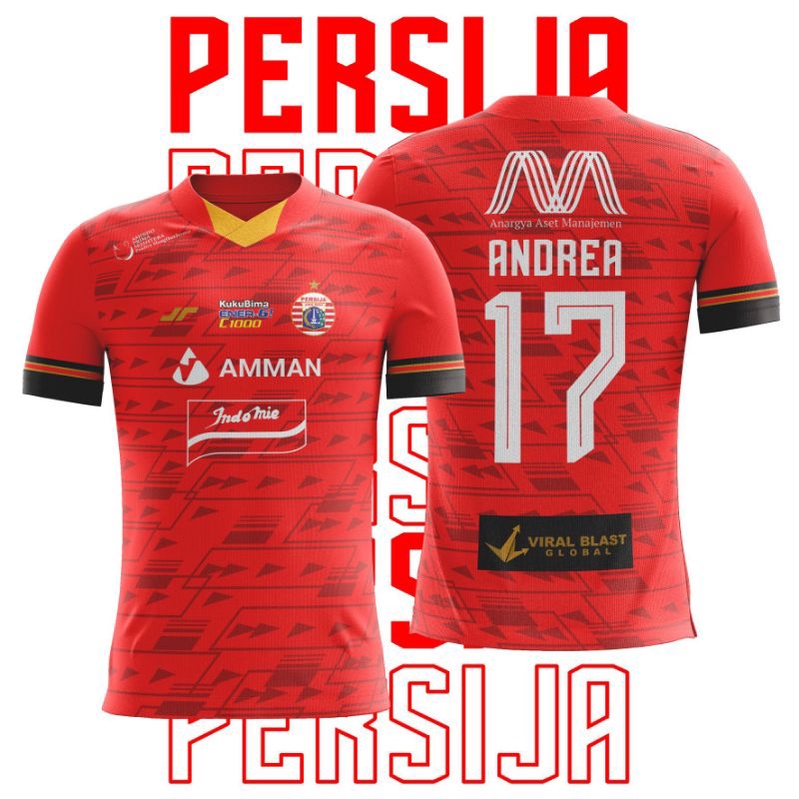 Jual Jersey Persija 2022/2023 Full Printing (Gratis nama dan nomor