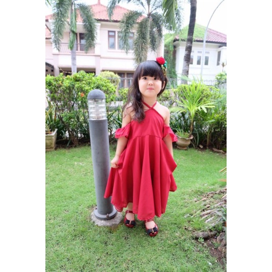 gresia dress / dress natal anak murah / dress anak perempuan /gaun natal /kostum natal anak murah / baju natal anak murah