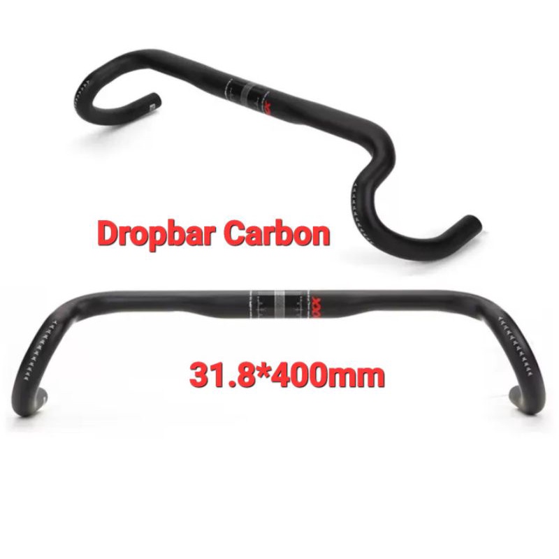 XXX Gravel Handlebar Dropbar Carbon 31.8mm 40cm Dropbar Flare Carbon Sepeda Roadbike Minivelo Gravel Minion