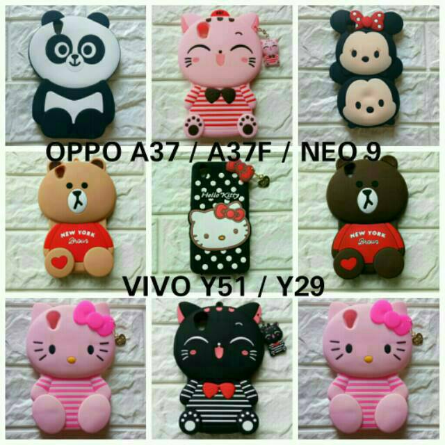 Oppo A37 A37f Neo 9 Vivo Y51 Y51l Y29 Jual Case Boneka 3d Jual Casing Hp