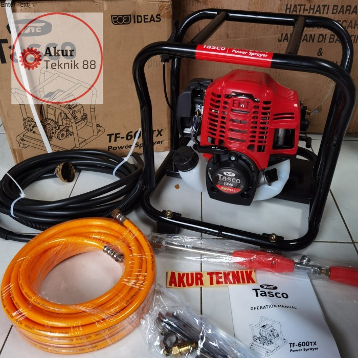 mesin semprot hama/ cuci steam portable TASCO TF 600 TX 4 TAK bensin murni