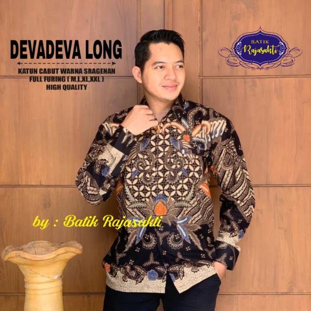 Baju batik laki-laki I kemeja batik sragen I baju batik cowok lengan panjang  I krmeja batik pesta