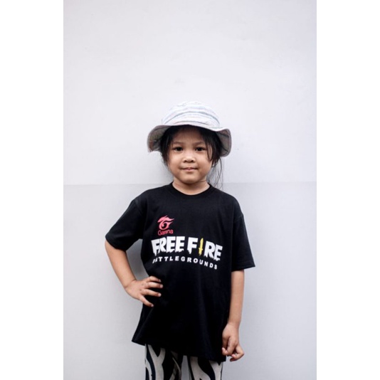 kaos oblong anak cewe/ cowo.freefire