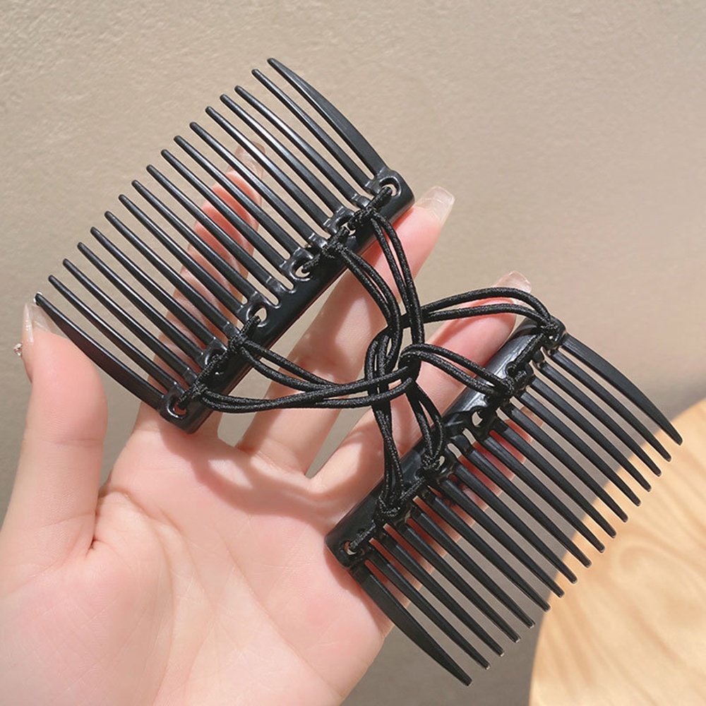 Bando Sisir Rambut Warna Hitam Untuk Aksesoris Wanita