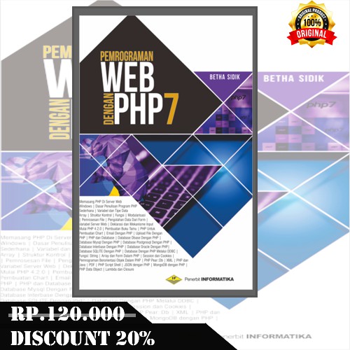 Jual Termurah Original Buku Pemrograman Web Dengan Php Cd