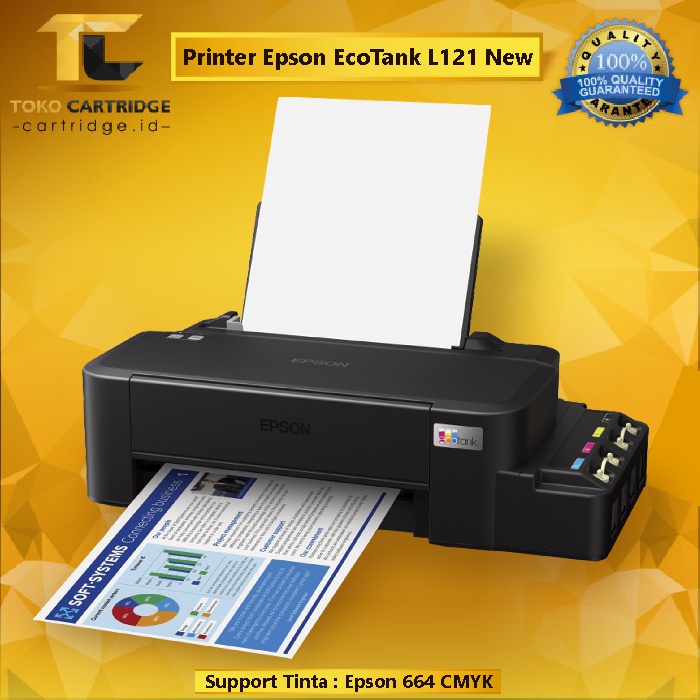 Printer Epson L121 ORIGINAL Pengganti L120 Ink Tank A4 Inktank L 121