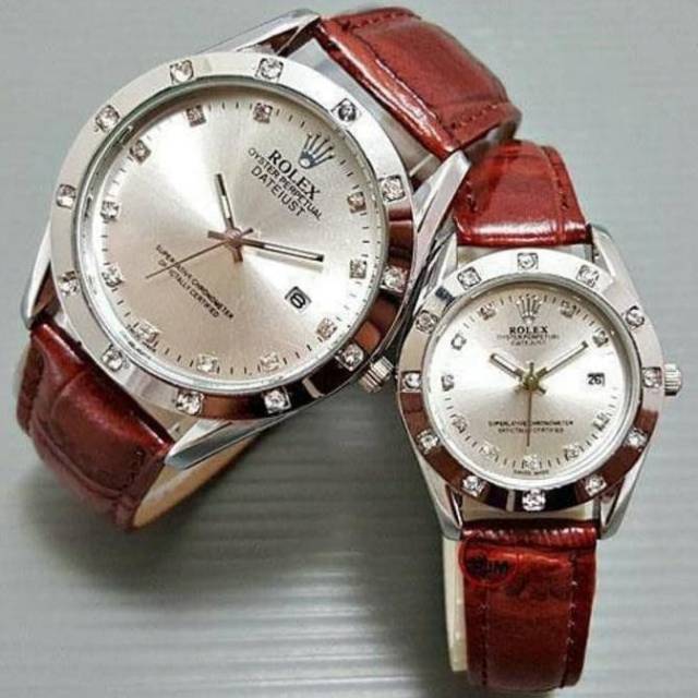 Jam Tangan Couple Rolex Mewah Best Seller (Harga Sepasang)