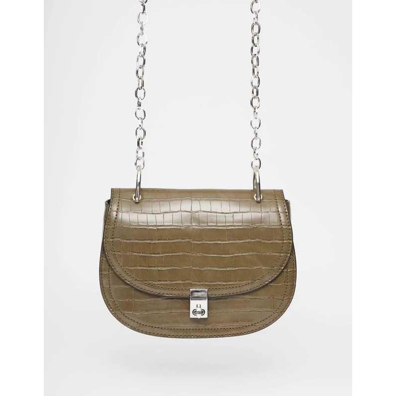 TAS WANITA STRADIVARIUS CROCO  SLING BAGS#123678