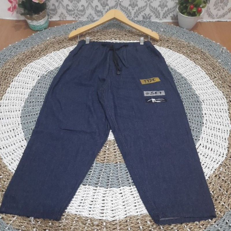 Celana wanita Dewasa bahan jeans wash