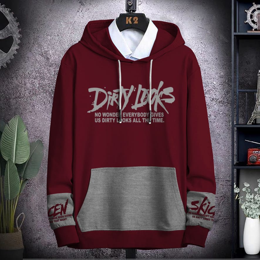 Hoodie DIRTY LOOKS / Hoodie Dewasa / Hoodie Pria / Hoodie Kombinasi | Flava Store