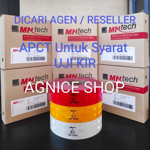 Jual Potongan 60Cm MNtech Sticker Reflective Tape APCT Uji KIR DISHUB Limited
