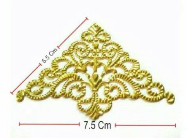 Hiasan Sudut Hiasan Pojok Bingkai Mahar Shopee Indonesia