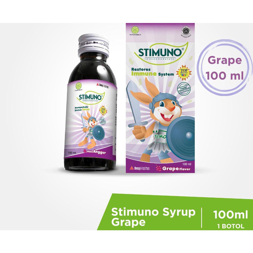 STIMUNO Sirup Herbal Imun Tubuh Anak 60ml 100ml