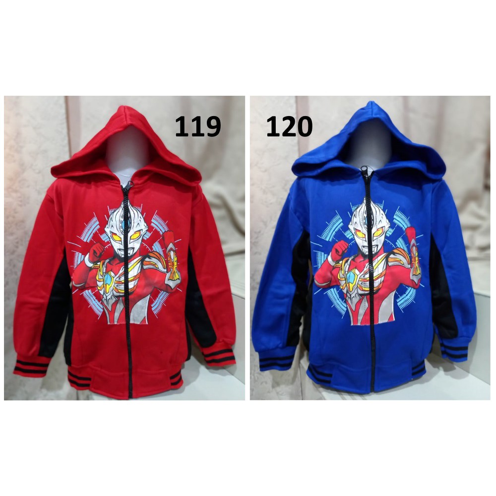 JAKET ANAK LAKI COWOK KARAKTER SUPERHERO - UKURAN M, L, XL, XXL