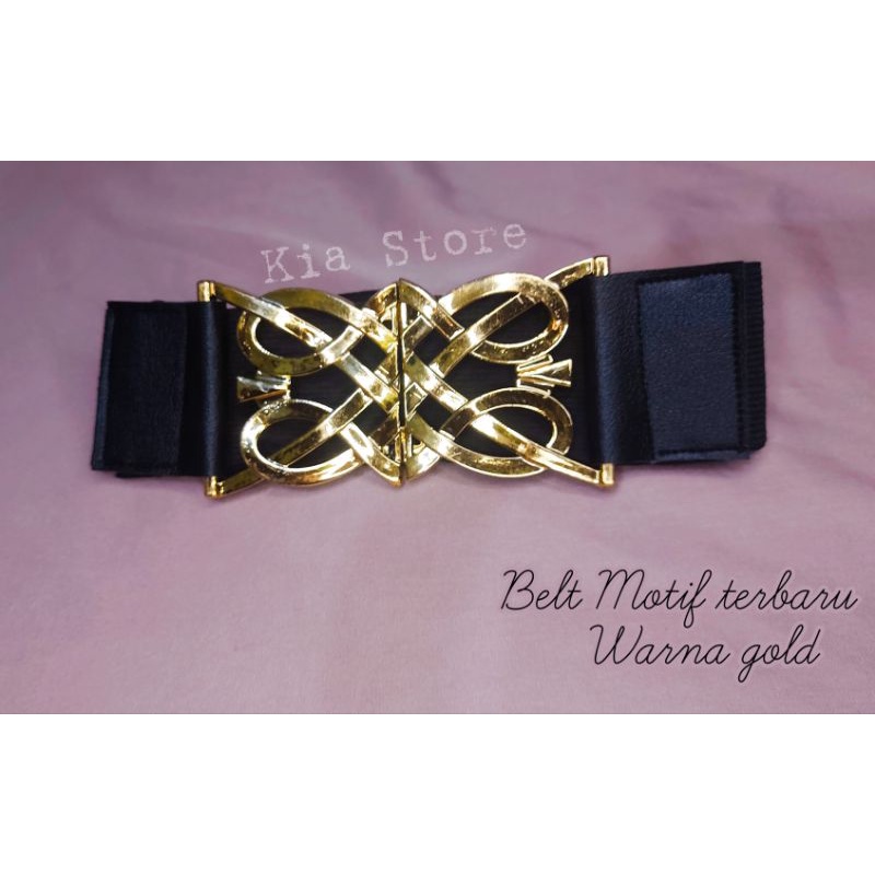 KIA STORE-Belt wanita karet/Ikat pinggang wanita motif terbaru/sabuk wanita/fashion wanita/asesoris wanita