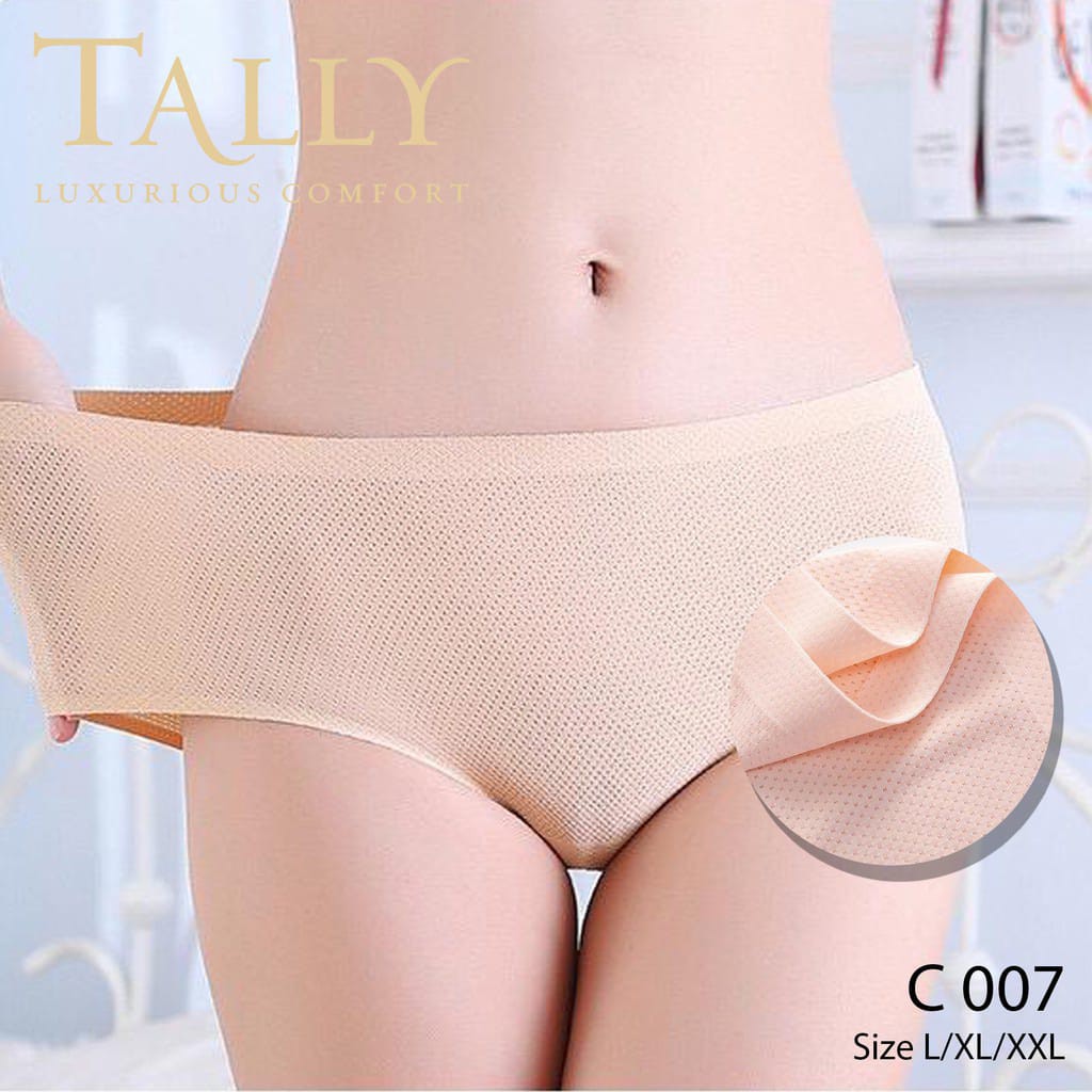 Celana Dalam Wanita Seamless Pori Anti Nyeplak | Tally art C 007