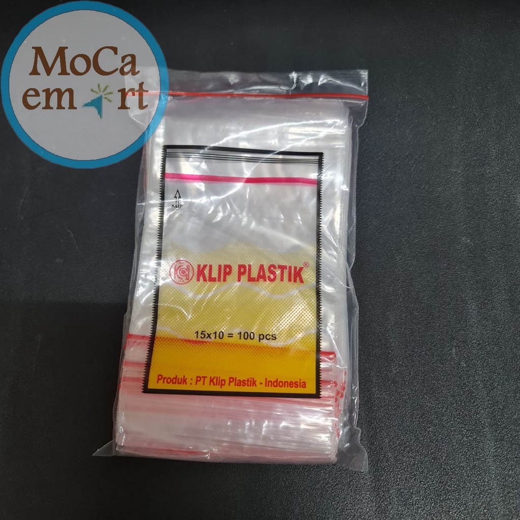 Plastik Klip / Plastik Zipper 15x10 / 10x15