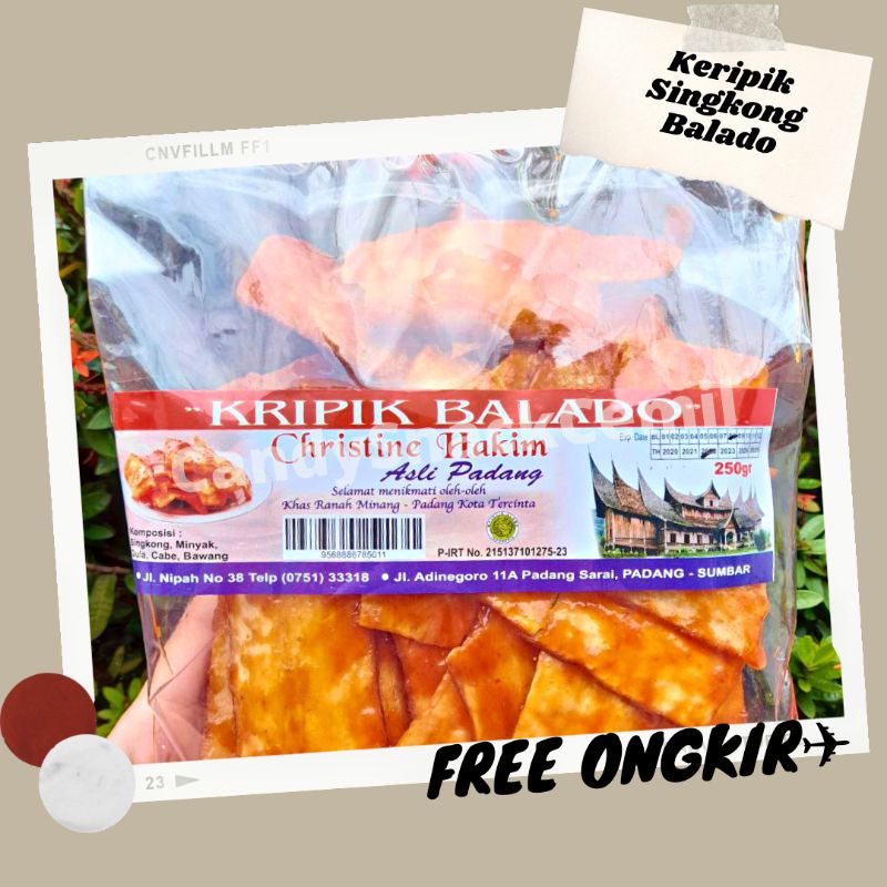 

Kripik Singkong Balado_Asli Padang_Cemilan Pedas