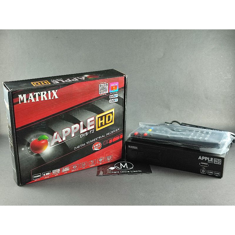 SET TOP BOX DVB-T2 TV DIGITAL UHF ANTENA DVBT2 MATRIX APPLE HD