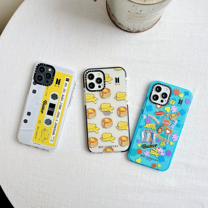 CASETiFY BTS Butter iPhone Case (iPhone 13 Pro Max/13/13 Pro/12/12Pro/12Pro Max/7/8/7+/8+/X/XS/XS Ma