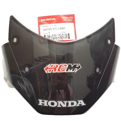 64100-KCJ-660 VISOR FR KACA MIKA MICA WINSHIELD WINDSHIELD WIND SHIELD TAMENG DEPAN LAMPU SATU TIGER REVO LAMA OLD ORI ORIGINAL HONDA AHM HGP ASLI