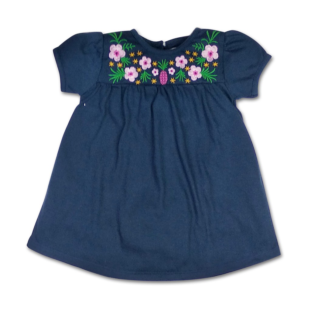 Bearhug Dress Anak Perempuan Emboridery XDD P1 Lengan Pendek 6-18M-7