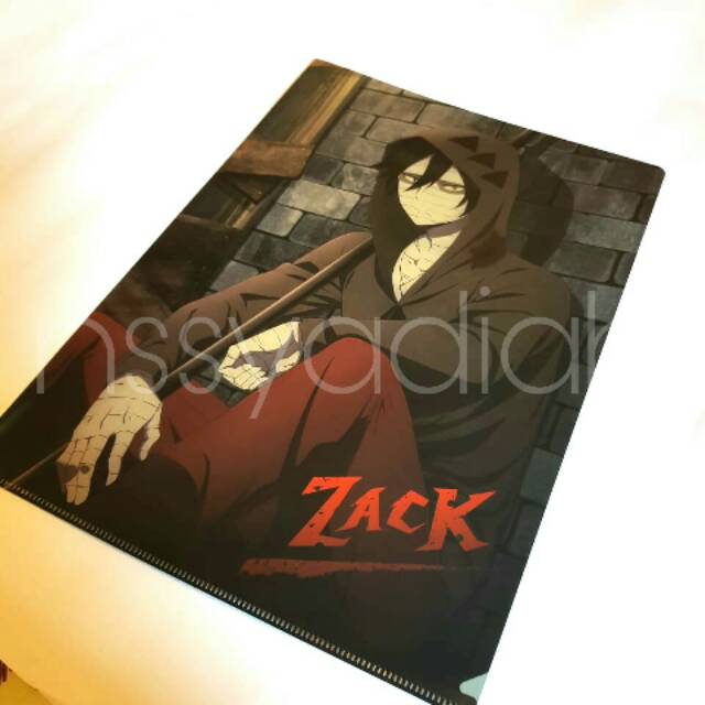 

Zack Satsuriko no Tenshi/Angels of Death Official A4 Clearfile